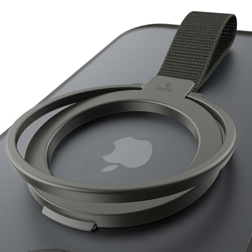 TORRAS (Gen6.0) Magnetic Phone Grip Ring Holder Kickstand, Bronze Black - color: Brown Black w/ Braided Nylon Strap
