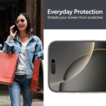 ArmorSuit 2 Pack Screen Protector for iPhone 16 Pro MilitaryShield HD Clear Max Coverage Film - Made in USA - size: iPhone 16 Pro 6.3" Max Coverage