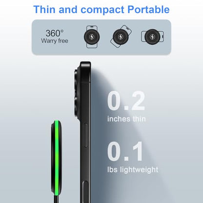 Wireless Charger Fast Charging Pad for Samsung Galaxy S26 Ultra/S26 Plus