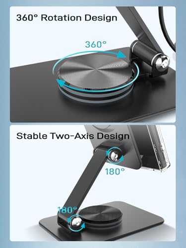 Compatible with MagSafe Charger, 15W Magnetic Charger Stand for Phones - color: Black