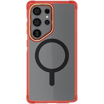Ghostek Covert Clear S25 Ultra Case for Women with MagSafe Magnetic Ring, Slim Thin Shockproof Phone Cover Compatible with Samsung Galaxy S25Ultra 2025 (6.9") (Pink) - color: Pink [Limited], size: Galaxy S25 Ultra