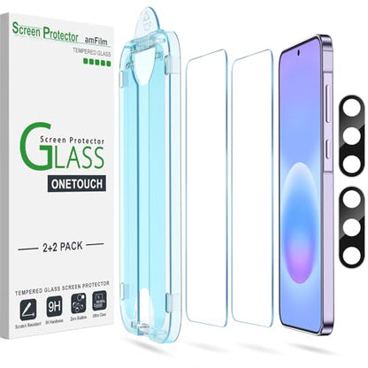 amFilm OneTouch for Samsung Galaxy A57 Screen Protector Tempered Glass - size: A57-6.7”