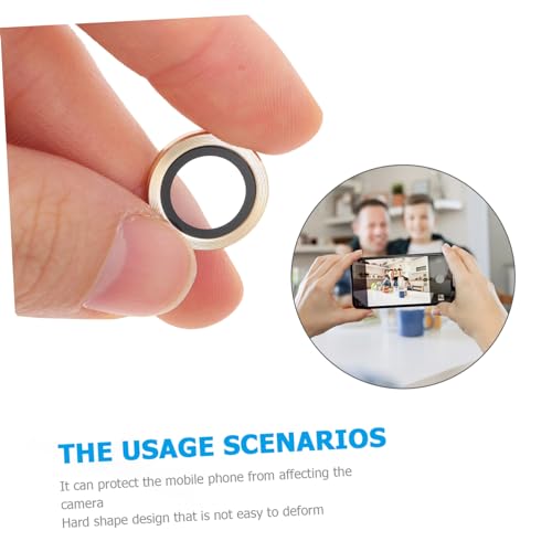 OSALADI 4pcs Camera Lens Protectors for High Definition Scratch Resistant Easy to Clean Lens Film Compatible Coverage