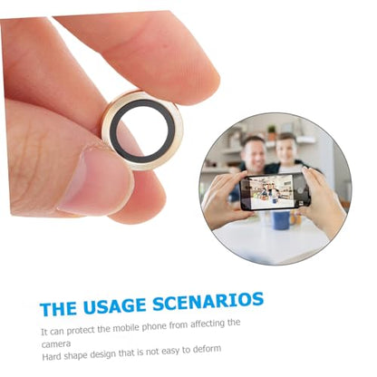 OSALADI 4pcs Camera Lens Protectors for High Definition Scratch Resistant Easy to Clean Lens Film Compatible Coverage