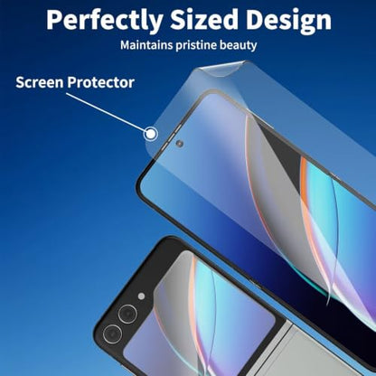 3 Pack for Samsung Galaxy Z Flip5 Screen Protectors - size: 3 Pack for Samsung Z Flip5