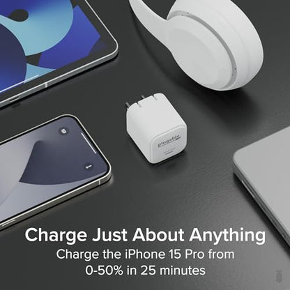 Plugable 30W USB-C GaN Charger, White