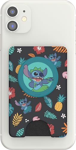 PopSockets Adhesive Phone Wallet with Grip- Aloha Pattern