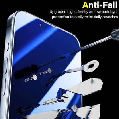 2 Pack Privacy Screen Protector for iPhone 17e/16e/14/13/13 Pro - color: Blue-iPhone 16e