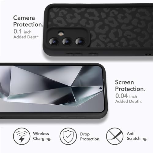 Compatible with Samsung Galaxy S24 Case, Black - color: Black, size: Samsung Galaxy S24