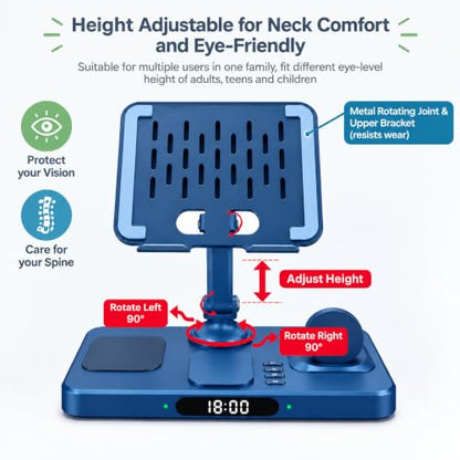 Wireless Charging Station for Apple Devices, Only for Apple Watch Charging - color: Royal Blue