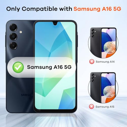 4+4 for Samsung Galaxy A16 5G Screen Protector Camera Lens Protector - size: Galaxy A16