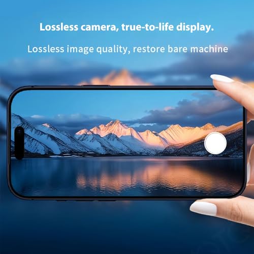 Oil Resistant Clear Lens Protector Film for Phone Camera with Anti Scratch Toughened Glass and Cutout