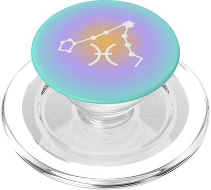 PopSockets Zodiac Phone Grip - Pisces Star Sign PopSockets PopGrip for MagSafe - style: Magnetic PopGrip