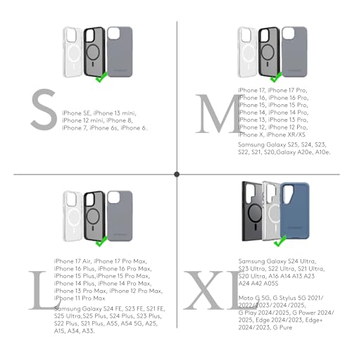 Nylon Belt Case Holster Phone Belt Pouch Holder with Magnetic Closure - color: Nylon1, size: L(6.5" x 3.5" x 0.5")
