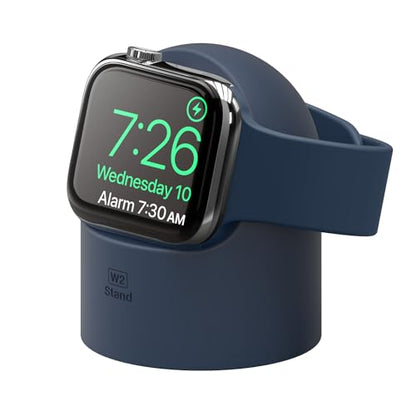 elago W2 Charger Stand for All Apple Watch Series - color: Jean Indigo