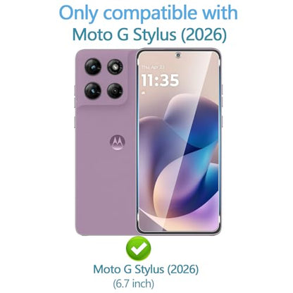 Anoowkoa 3 Pack Designed for Moto G Stylus 2026/2025 Screen Protector - color: Moto G Stylus 2026/2025