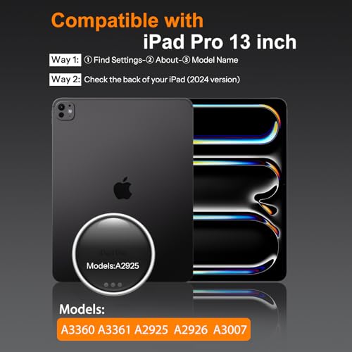 SPARIN 2 Pack Screen Protector for iPad Pro 13 inch M5/M4 (2025 & 2024) | Tempered Glass with Easy Application Tray, Case Compatible, Anti-Scratches, High Definition - size: iPad Pro 13" 2025/2024