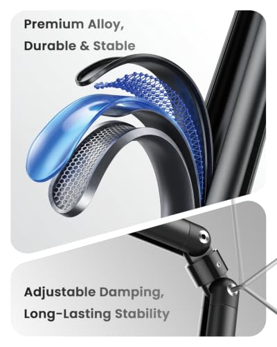 Magnetic Phone Holder for Bed, Adjustable Phone Arm Mount for Desk