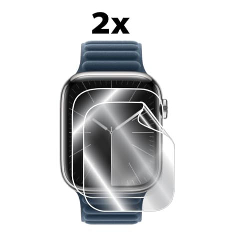IPG for Watch Series 7-8-9 [41mm] Hydrogel Screen Protector (2 Units) Invisible Ultra HD Clear Film Anti Scratch Guard-Smooth/Self-Healing/Bubble -Free for Series9[41mm]