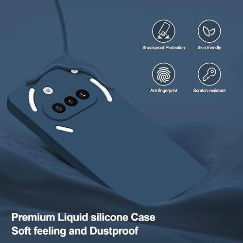 Silicone Case for Nothing Phone 3A, Blue - color: Blue, size: Nothing Phone 3A
