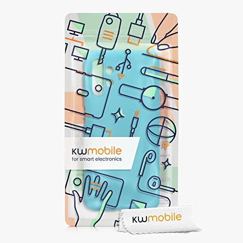 kwmobile Case Compatible with Samsung Galaxy A13 4G Case - Soft Slim Protective TPU Silicone Cover - Cool Glacier - color: Cool Glacier, size: Galaxy A13 4G