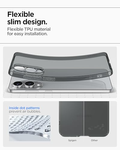 Spigen Liquid Crystal Designed for Galaxy S25 Edge Case (2025) [Anti-Yellowing], [Military-Grade Protection] - Space Crystal - color: Space Crystal, size: 6.6in (Galaxy S25 Edge)