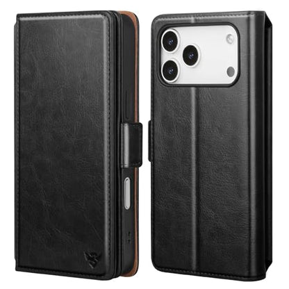Compatible with iPhone 17 Pro Max Case Wallet with Card Holder [9 Card Slot] Women Men,RFID Blocking Luxury PU Leather Phone Case Flip Folio Protector Cover Credit Card Slot Kickstand,Black - color: Black, size: iPhone 17 Pro Max