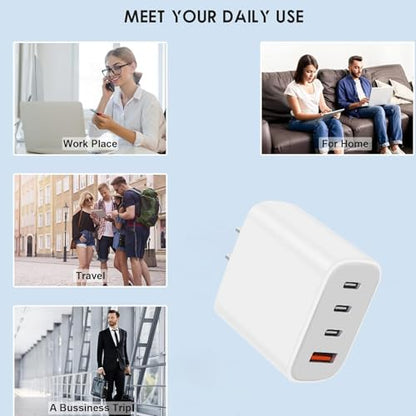 USB-C Charger Block,Wall Charger Block with C to C Cable - size: 2-Pack