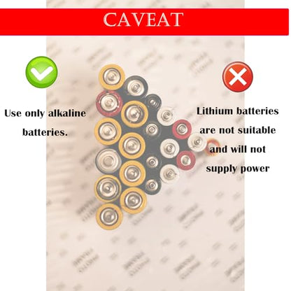 2 AA Battery Operated Phone Charger with LED Light