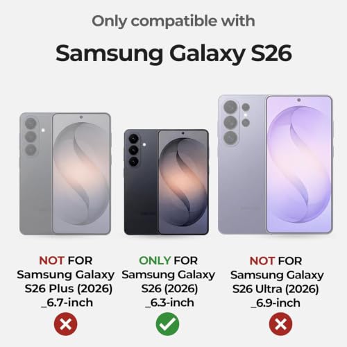 Battery Case for Galaxy S26,Upgraded 10000mAh High Capacity Rechargeable Portable Protective Extended Charger Case Wireless Charging Compatible with s26 (6.3 inch) Charging Case & Carplay Black - size: Galaxy S26