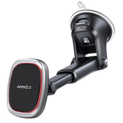 APPS2Car Magnetic Phone Holder for Car, Dashboard Windshield Phone Mount