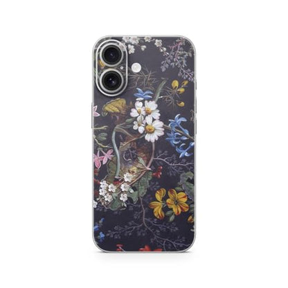Phone Skin Compatible with Apple iPhone 17 - Midnight Blossom - Premium 3M Vinyl Protective Wrap Decal Cover - Easy to Apply | Crafted in The USA by MightySkins - color: Midnight Blossom, size: iPhone 17 (Back Wrap), style: Matte Finish