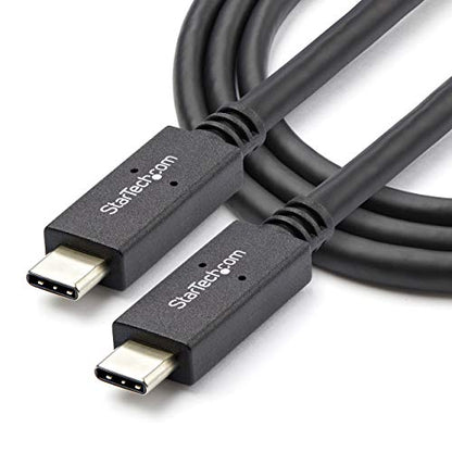 StarTech 3.3ft/1m USB-C Cable, USB 10Gbps, 100W PD, 8K 60Hz/4K 144Hz - size: 3 ft / 1m, style: USB 3.1 - C to C