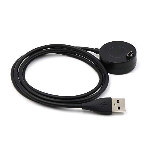 Charger Compatible for Garmin Fenix 9, Fenix 8, Fenix 7/7S/7X, Fenix 6/6S/6X, Fenix 5/5S/5X Charging Stand, Charging Dock Station Cradle Holder USB Cable for Garmin Vivoactive 6/5/4/3 Smartwatch - color: Black