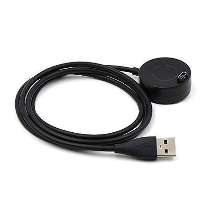 Charger Compatible for Garmin Fenix 9, Fenix 8, Fenix 7/7S/7X, Fenix 6/6S/6X, Fenix 5/5S/5X Charging Stand, Charging Dock Station Cradle Holder USB Cable for Garmin Vivoactive 6/5/4/3 Smartwatch - color: Black