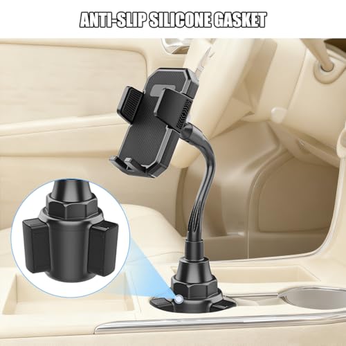 360° Rotatable Long-Neck Cup Holder Phone Mount, Style X907 - size: A297+X907