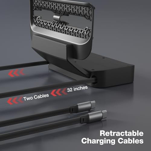 Retractable Cord Car Charger Dock for Tesla Model 3/Model Y