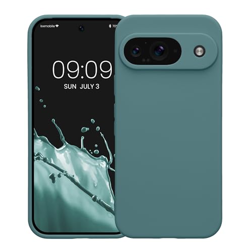 kwmobile Case Compatible with Google Pixel 9 Case - Protective Slim TPU Phone Cover - Soft Matte Finish - Arctic Night - color: Arctic Night, size: Pixel 9