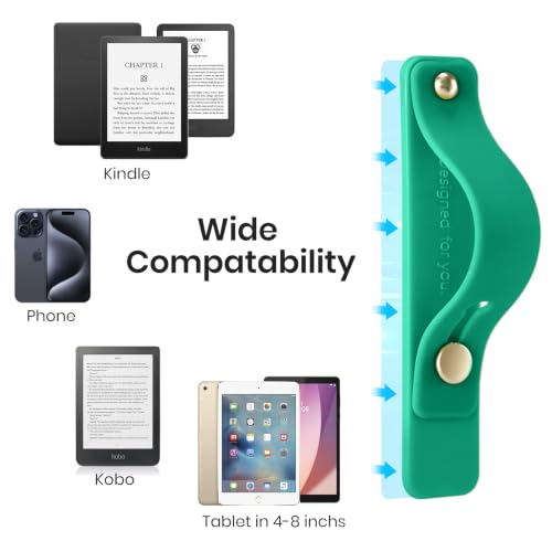 CoBak Hand Strap Holder for Kindle/Tablet - Lightweight TPU - color: Mint Green