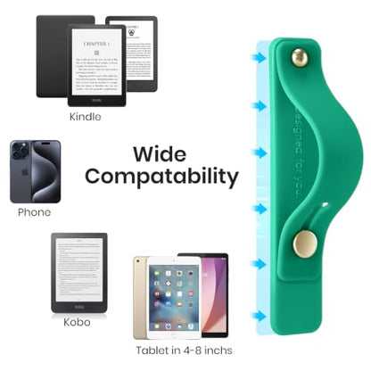 CoBak Hand Strap Holder for Kindle/Tablet - Lightweight TPU - color: Mint Green