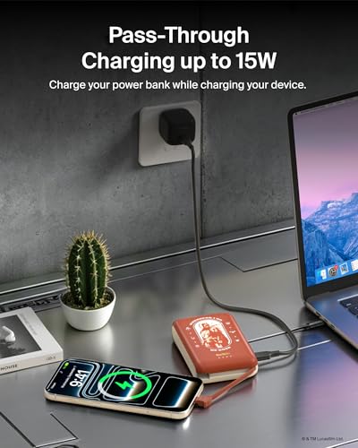 Belkin Disney Mandalorian and Grogu 10000mAh 20W USB C Power Bank Charger - color: Star Wars, style: 10K mAh