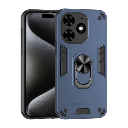 for Infinix Smart 8 X6525 Case,Compatible with Tecno Spark Go 2024 BG6 case Spark 20 KJ5/20C BG7 Case/Infinix Hot 40i X6528B Phone Case Cover Blue - color: HY-GZS-blue, size: Infinix Smart 8