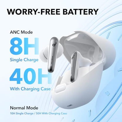 Soundcore by Anker Liberty 4 NC Wireless Earbuds - color: Clear White