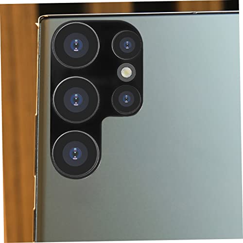 Uonlytech 4pcs Tempered Glass Phone Lens Protectors for Ultra High Definition Scratch Resistant Camera Lens Covers Full Coverage Film with Strong Adhesive for Protection