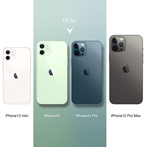 ULAK Clear Case for iPhone 12/iPhone 12 Pro 6.1inch, Crystal Clear | Hybrid Protective Slim Transparent Anti-Scratch Shock Absorption TPU Bumper Clear Phone Case for iPhone 12/12 Pro - color: Transparent