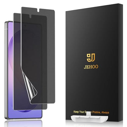 [2 Pack] for Samsung Galaxy S26 Ultra Matte Privacy TPU Screen Protector (Not Glass), Anti Glare, Fingerprint Sensor Compatible, Full Adhesive Flexible Film, Easy Installation - size: Galaxy S26 Ultra