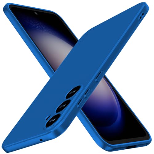 X-level Samsung Galaxy S23 FE Case Slim Fit Ultra-Thin Super Soft TPU [Guardian Series] S23 FE Phone Back Cover Light Protective Matte Finish Coating Case for Samsung S23 FE/ S23 FE 5G - Blue - color: Blue