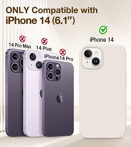 GONEZ Magnetic for iPhone 13/14 Case, Silicone Cover Stone - color: A-Stone, size: Iphone 13 /Iphone 14