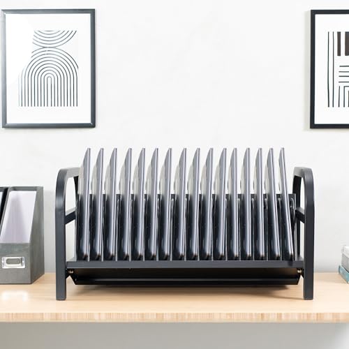 VIVO Black 16-Bay Laptop Open Charging Station, Stand-LAPC3 - size: 16-Bay