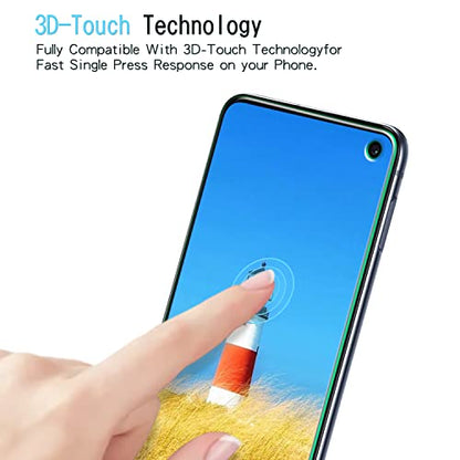 KAREEN 2 Pack Screen Protector Designed for Samsung Galaxy S10e Tempered Glass Film, 9H Hardness, Anti-Scratch, Bubble Free, Case Friendly - size: Samsung S10e